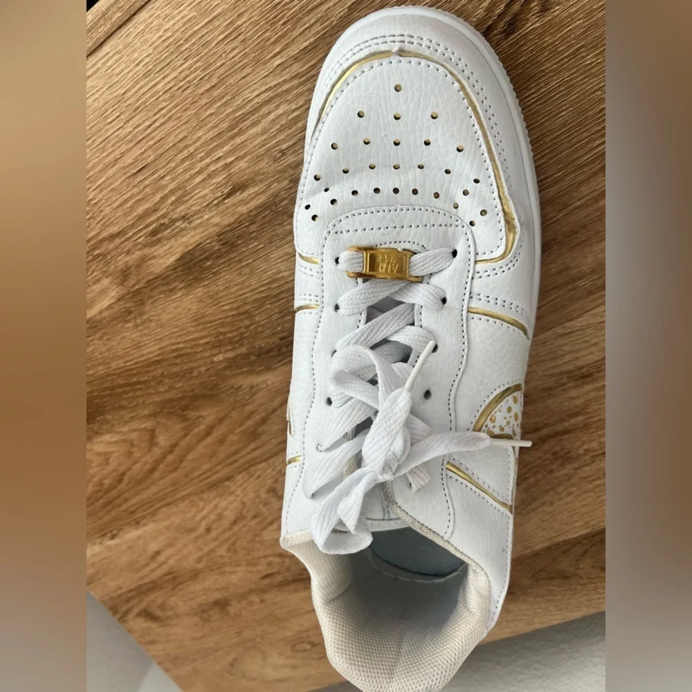 Nike Air Force 1 By Cristiano Ronaldo CR7 Nike ID Gold Size 7